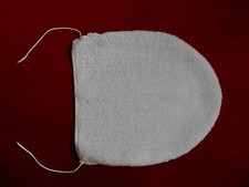 offweißer Toilettendeckel Bezug, WC Deckelbezug