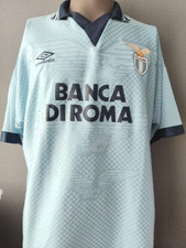 Lazio ⚽Rom⚽ Trikot XL Saison 1995 Banca Di Roma Italy Shirt Umbro Italien ??