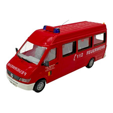 Busch MB Sprinter Lang MTW STADT MANNHEIM Feuerwehr und Katastrophenschutz H0