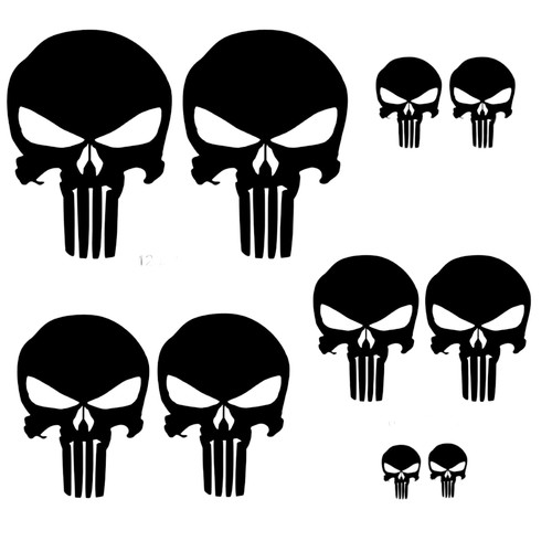 Punisher aufkleber set - aufkleber,