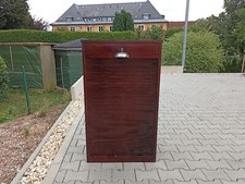 Art deco Aktenschrank Büroschrank Rollschrank Rolladenschrank " Mahagoni Funier"
