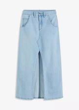 Neu Maxi-Jeansrock mit Schlitz