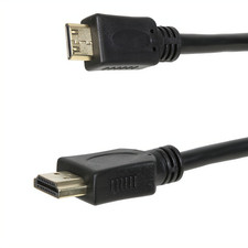HDMI Kabel Adapterkabel 4K UHD 3D HEAC FullHD HDMI-A zu HDMI-C Stecker HighSpeed