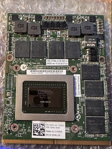 Nvidia quadro 4000m 2gb gddr5 - nvidia,