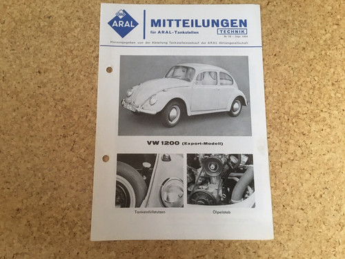 Orig aral mitteilungen f - orig., aral/bv