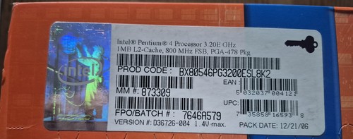 Intel pentium 20e ghz - intel, 3.20e