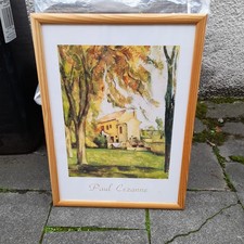 2 gerahmte Poster mit Landschaft von Paul Cezanne  Bilderrahmen