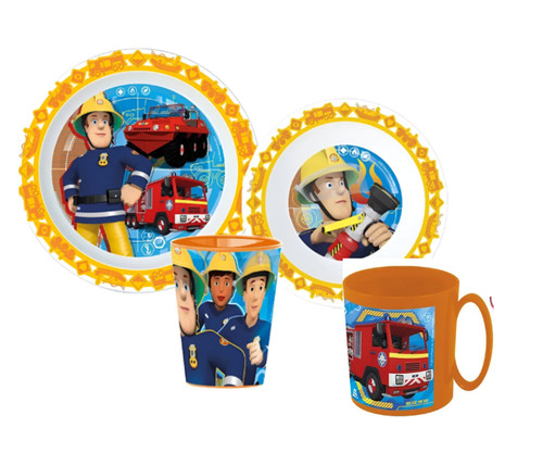 4er set feuerwehrman - ,