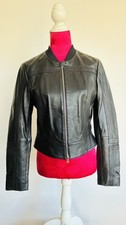 HUGO BOSS Damen Lederjacke aus
