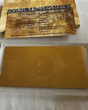 Golden Banknotes 5 Cedis Queen