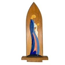 Blaue madonna mit - blaue,