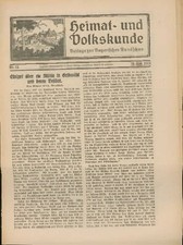 Heimat und Volkskunde. Beilage