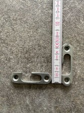 2 Stück Schließblech 03/16 zum Einfräsen rund Holzfenster 19 X 73 X 5 mm,