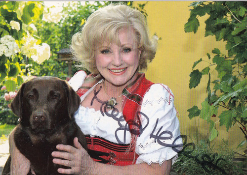 Autogramm margot hellwig - -,