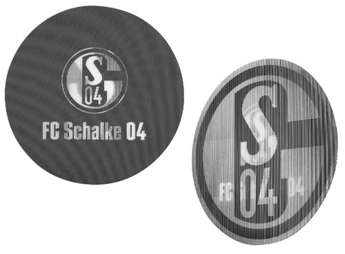 Schalke aufkleber 2er - schalke,