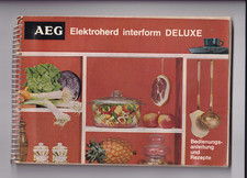 AEG Elektroherd Bedienungsanleitung Rezepte Fotos Informationen 1970 Herd Kochen