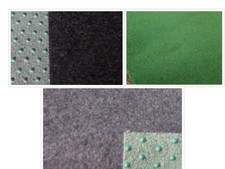 Kunstrasen Rasenteppich grau / schwarz oder grün 2 & 4 Meter Breite Winter Sale