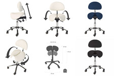 Sattel-Hocker mit Rückenlehne