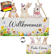 Osterdekoration türschild - osterdekoration,