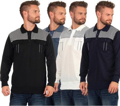 Herren polo shirt langarm - herren,