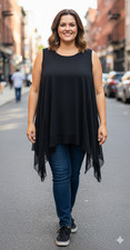 Philomena Christ Tunika o. s. 48-52 schwarz