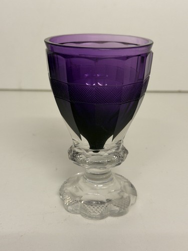 Antikes böhmisches lila glas - antikes,