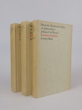 Kritische Schriften (3 Bände komplett) Wezel, Johann Carl, Albert R. Schmitt  un