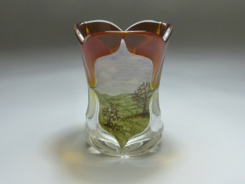 überfang vase studioglas - Überfang,