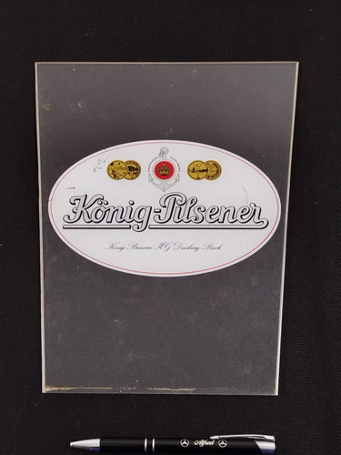 Werbeschild lampenglas kunst - -,