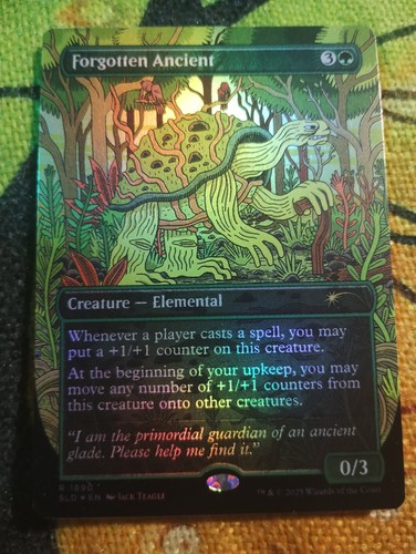 Borderless foil forgotten - foil,