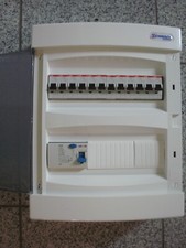 Unterverteilung verdrahtet  Sicherungskasten Aufputz Schrack Stromkasten 381