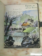 20er Jahre, antikes Poesie Album, Art Deco, Zeichnungen, Gedichte, Bilder, rar