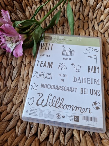 Stampin stempelset herzlich - stampin,