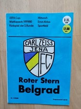 FC Carl-Zeiss Jena DDR-Programmheft