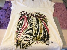 Frauen T-Shirt Oberteil Anziehsachen MODE Seabra Paradise  Bling chique Gr M