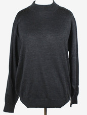 Breidhof Pullover 100% Wolle,Mockkragen Herren Gr.50 neuwertig