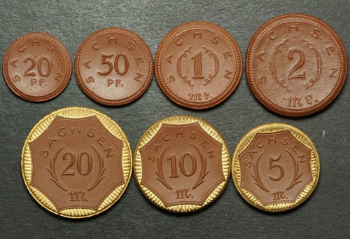 Notgeld pfennig bis - pfennig, 20