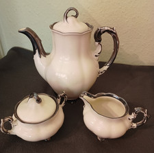 Koenigszelt "Charlotte" * Kaffeekanne + Zuckerdose + Milchkännchen * Antik