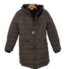 Bench Parka Mantel Stepp Grau