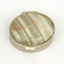 Vintage Pillendose Onyx Marmor