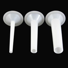 Erzielen Sie gleichbleibende Wurstf��llung mit 3 St��ck F��llrohren f��r Fleisch