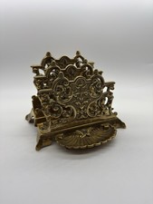 Vintage Briefhalter Messing