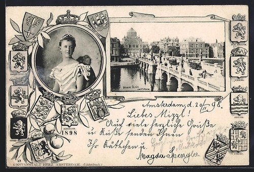 Ansichtskarte amsterdam hooge - amsterdam,,