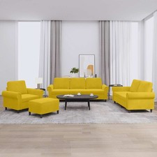 Sofagarnitur mit Kissen Sofa