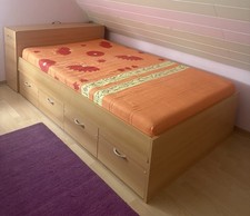 Wunderschönes Gemütliches Bett Aus Echtholz Buche (Preis Ist Verhandelbar)