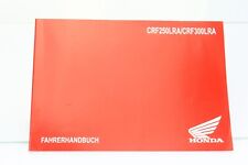 Honda CRF 250 CRF 300 CRF250LRA CRF300LRA Betriebsanleitung Fahrerhandbuch