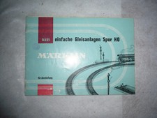 Märklin 0321 einfache Gleisanlagen Spur H0 von 1962 -gut-  -Schnäppchen-