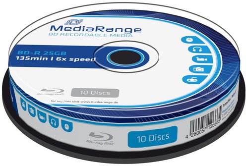 Mediarange rohlinge blu ray - rohlinge, blu-ray