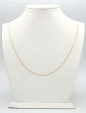 585 Gold Damen Kette NEU 50cm Zopfkette NEU 14 Karat Gelbgold Halskette 1,0mm
