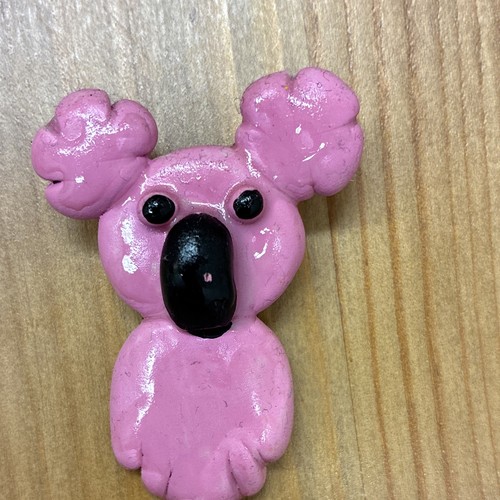 Tierfigur rosa koala - 2x, tierfigur: